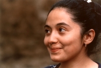 Girl smiling - the usual response to Jose, Mexico